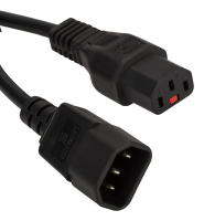 Шнур питания Lanmaster LAN-PP13/14-3.0-BK черный