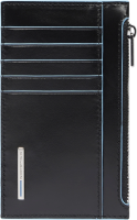 Чехол для кредитных карт Piquadro Blue Square PP6561B2R/N черный натур.кожа