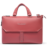 Деловая сумка женская Piquadro Than CA6698S135/AR с отделением для ноутбука 14" терракотовая натур.кожа