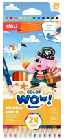 Карандаши цв. Deli EC143-24 Colorwow 24цв.