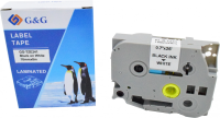 Картридж ленточный G&G GG-TZE241 черный на белом 18x8 для Brother 1230/1280/1280VP/2700VP