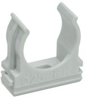 Держатель IEK CTA10D-CF25-K41-100 25мм полистирол серый