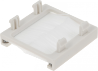 Щеточный ввод Lanmaster LAN-SIP-23BR-WH шир.45мм выс.45мм белый (упак.:1шт)