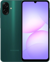 Смартфон Samsung SM-A075F Galaxy A07 128Gb 4Gb зеленый моноблок 3G 4G 2Sim 6.7" 720x1600 Android 15 50Mpix 802.11 a/b/g/n/ac GPS GSM900/1800 GSM1900 Protect microSD max2048Gb