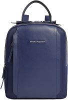 Рюкзак женский Piquadro Lyra CA5566W92T/BLU темно-синий нейлон/натур.кожа