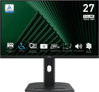 Монитор MSI 27" Pro MP275PG черный IPS LED 16:9 HDMI M/M матовая HAS Piv 300cd 178гр/178гр 1920x1080 100Hz VGA DP FHD 6.03кг