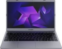 Ноутбук Kvadra Nau LE14U Core i3 1215U 8Gb SSD256Gb Intel UHD Graphics 14.1" IPS FHD (1920x1080) без ОС dk.grey WiFi BT Cam (Y22L01P01101R_3C7D51)
