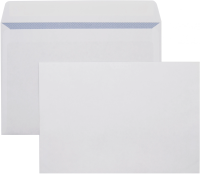 Конверт Silwerhof Eco С50.10.50 C5 162x229мм белый силиконовая лента 80г/м2 (pack:50pcs)