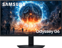 Монитор Samsung 27" Odyssey G6 S27FG606EIXCI черный IPS LED 16:9 HDMI матовая HAS Piv 350cd 178гр/178гр 2560x1440 350Hz FreeSync Premium DP 2K 6.4кг