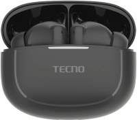 Гарнитура внутриканальные Tecno Buds 4 Air BD04 черный беспроводные bluetooth в ушной раковине (BD04 AIR BLACK)