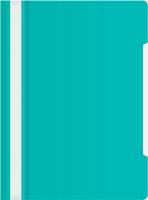 Папка-скоросшиватель Бюрократ -PS20TURG A4 прозрач.верх.лист пластик бирюзовый 0.12/0.16