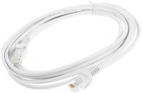 Патч-корд Premier 5-970 UTP 4 пары cat.5E solid CCA molded 3м белый RJ-45 (m)-RJ-45 (m) (5-970W 3.0)