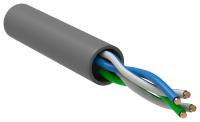 Кабель информационный ITK BC1-C5E02-111-305-G кат.5E UTP 2 пары PVC внутренний 305м серый