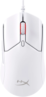 Мышь HyperX Pulsefire Haste 2 белый оптическая 26000dpi USB 5but (6N0A8AA)