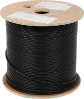 Кабель информационный ITK LC3-C5E04-139 кат.5E UTP 4 пары 24AWG LDPE внешний 305м черный