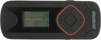 Плеер Flash Digma R3 8Gb черный/0.8"/FM/microSDHC/clip
