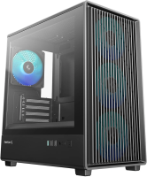 Корпус Deepcool CC350 4F черный без БП mATX 8x120mm 2x140mm 2xUSB2.0 1xUSB3.0 audio bott PSU