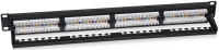 Патч-панель Cabeus PL2-24-CAT.5E-DUAL 19" 1U 24xRJ45 кат.5E UTP