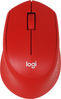 Мышь Logitech M280 красный оптическая 1000dpi беспров. USB 2but (910-004308)