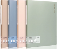 Папка с 40 прозр.вклад. Deli Nusign NS168 A4 пластик ассорти