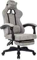 Кресло игровое Knight Lord/F серый Camby 82 крестов. пластик подст.для ног