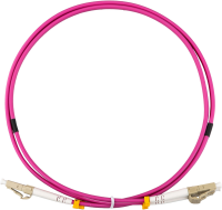 Патч-корд Rexant 50-2611-5 2x50/125 OM4 LC дуплекс-LC дуплекс 5м LSZH малиновый