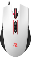Мышь A4Tech Bloody ES7 белый оптическая 6000dpi USB 8but (ES7 PANDA WHITE)