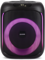 Минисистема Digma D-MC1700 черный 30Вт FM USB BT micro SD