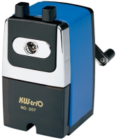Точилка для карандашей механическая Kw-Trio 307A 1 отверстие металл ассорти