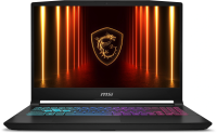 Ноутбук MSI Katana 15 HX B14WFK-618XRU Core i5 14450HX 16Gb SSD1Tb NVIDIA GeForce RTX 5060 8Gb 15.6" IPS FHD (1920x1080) FreeDOS black WiFi BT Cam (9S7-1587C1-618)