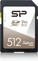 Флеш карта SDXC 512GB Silicon Power SP512GBSDXJA2V10 Superior Pro V90 w/o adapter