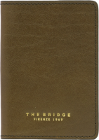 Обложка для паспорта The Bridge Life Style 09811501/01B оливковый натур.кожа