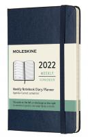 Еженедельник Moleskine CLASSIC WKNT Pocket 90x140мм 144стр. синий сапфир