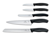 Набор ножей кухон. Victorinox Swiss Classic 6.7133.5G компл.:5предм. черный подар.коробка