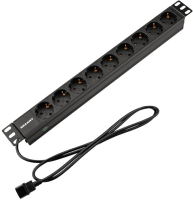 Блок распределения питания Rexant 04-0305-1 гор.размещ. 9xSchuko базовые 10A C14 2м