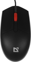 Мышь Defender Delta MM-523 черный оптическая 1000dpi USB для ноутбука 2but (52523)