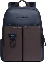 Рюкзак Piquadro Harper CA3869AP/BLUTM синий/коричневый кожа