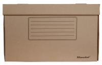 Короб архивный откидная крышка Silwerhof ОК-18 микрогофрокартон 480x325x295мм коричневый