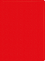 Папка с 40 прозр.вклад. Silwerhof Eco SE-V40RED A4 пластик 0.5мм красный