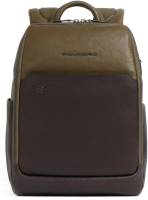 Рюкзак мужской Piquadro Black Square CA7167B3/VETM хаки натур.кожа