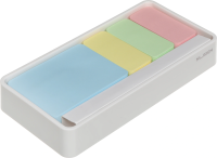 Подставка Deli NS116 Nusign для стикеров стикеры 70х52мм 1цв 150лист./стикеры 52х24мм 3цв 150лист. 152х76х27мм белый пластик