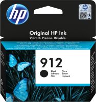 Картридж струйный HP 912 3YL80AE черный (300стр.) для HP DJ IA OfficeJet 801x/802x