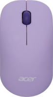 Мышь Acer OMR205 фиолетовый оптическая 1200dpi беспров. USB для ноутбука 3but (ZL.MCEEE.02K)