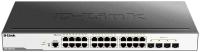 Коммутатор D-Link DGS-3000-28L/B1A 24x1Гбит/с 4SFP управляемый