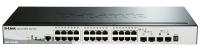 Коммутатор D-Link DGS-1510-28P/A1A 24x1Гбит/с 2SFP 2SFP+ 24PoE 193W управляемый