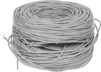 Кабель информационный Rexant PRO 02-0025 кат.5E F/UTP 4 пары 24AWG PVC внутренний 305м серый
