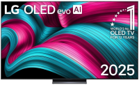 Телевизор OLED LG 83" OLED83C5RLA.ARUG черный/серебристый 4K Ultra HD 120Hz DVB-T DVB-T2 DVB-C DVB-S2 USB WiFi Smart TV