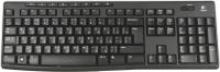 Клавиатура Logitech K270 черный/белый USB беспроводная Multimedia (920-003058)