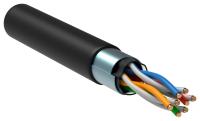 Кабель информационный ITK LC3-C5E04-339 кат.5E FTP 4 пары 24AWG LDPE внешний 305м черный