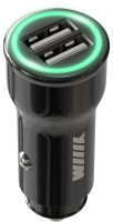 Автомобильное зар./устр. Wiiix UCC-5-2-01-ANT 2.4A (PD) 2xUSB универсальное черный